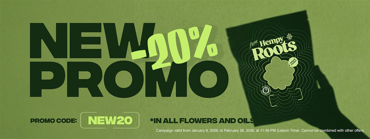 HempyRoots - CBD Portugal Comprar CBD em Portugal รฉ na HempyRoots. Descubra os melhores produtos de cannabis na nossa loja online de CBD. Envios em 24 horas!