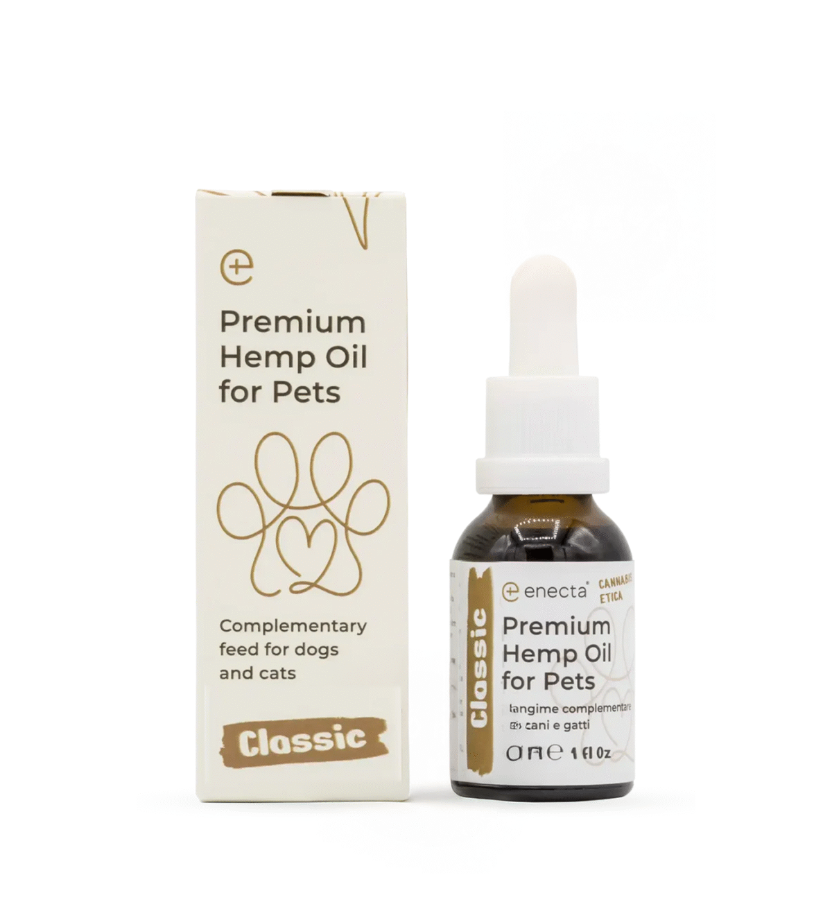 Aceite de cáñamo premium para mascotas - 1500 mg, 30 ml