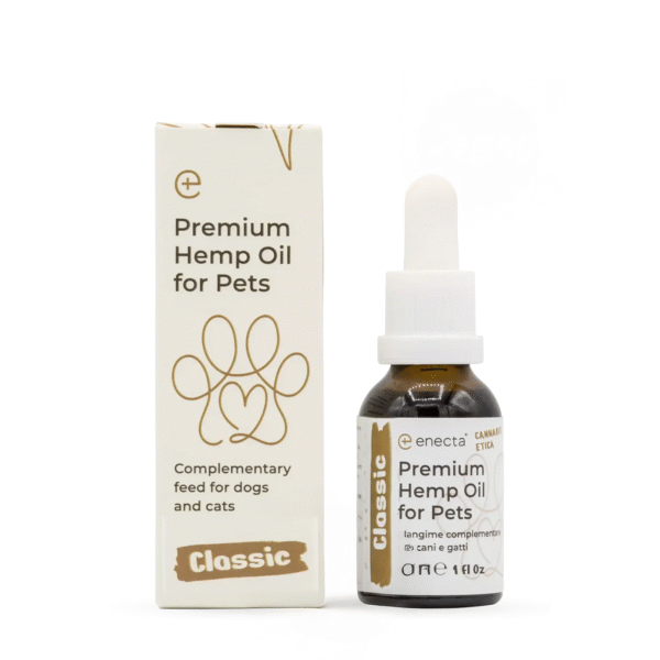 Óleo de cânhamo premium para animais de estimação - 1500 mg, 30 ml
