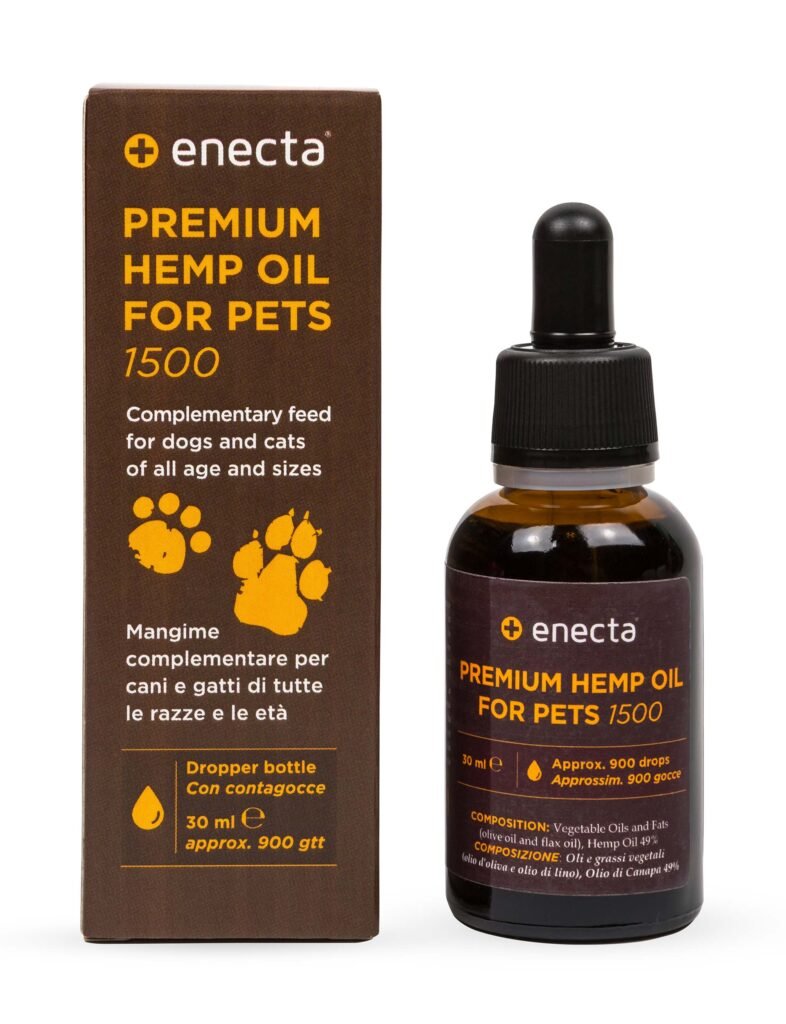 Premium hemp oil for pets - 1500 mg, 30 ml