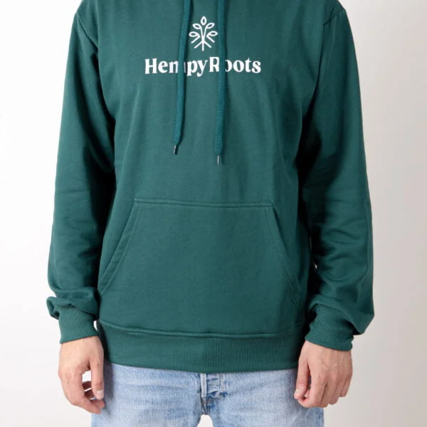 Sudadera verde hempyroots cbd