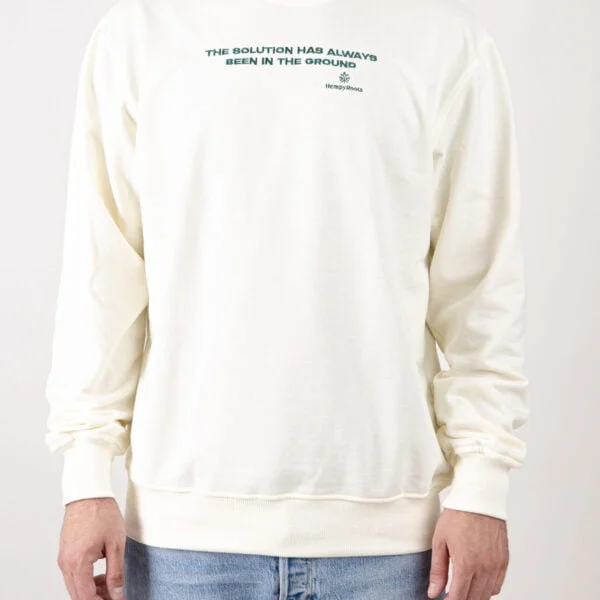 Sudadera blanco HempyRoots CBD